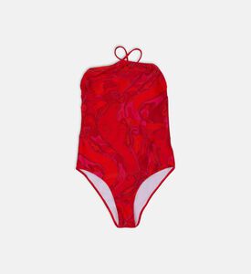 All-over Print Sleeveless Swimsuit