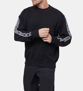 Logo Tape Cotton Sweatshirt Logo Tape Cotton Sweatshirt