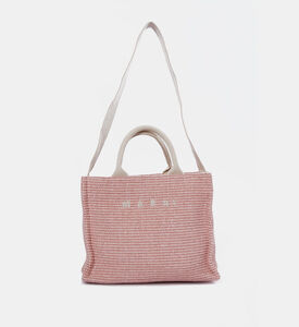 Raffia-effect Small Tote Bag Raffia-effect Small Tote Bag