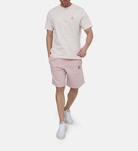 شورت جريء فضفاض بنقشة رأس ثعلب