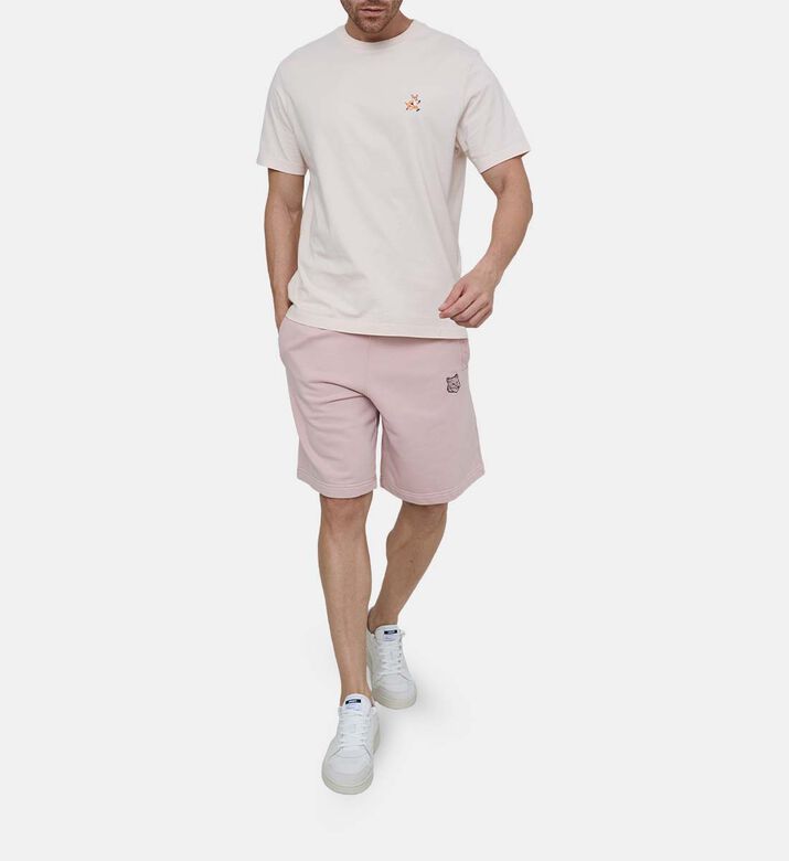 شورت جريء فضفاض بنقشة رأس ثعلب شورت جريء فضفاض بنقشة رأس ثعلب