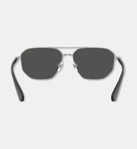 Burberry Pilot-style Metal Frame Sunglasses, Packshot View