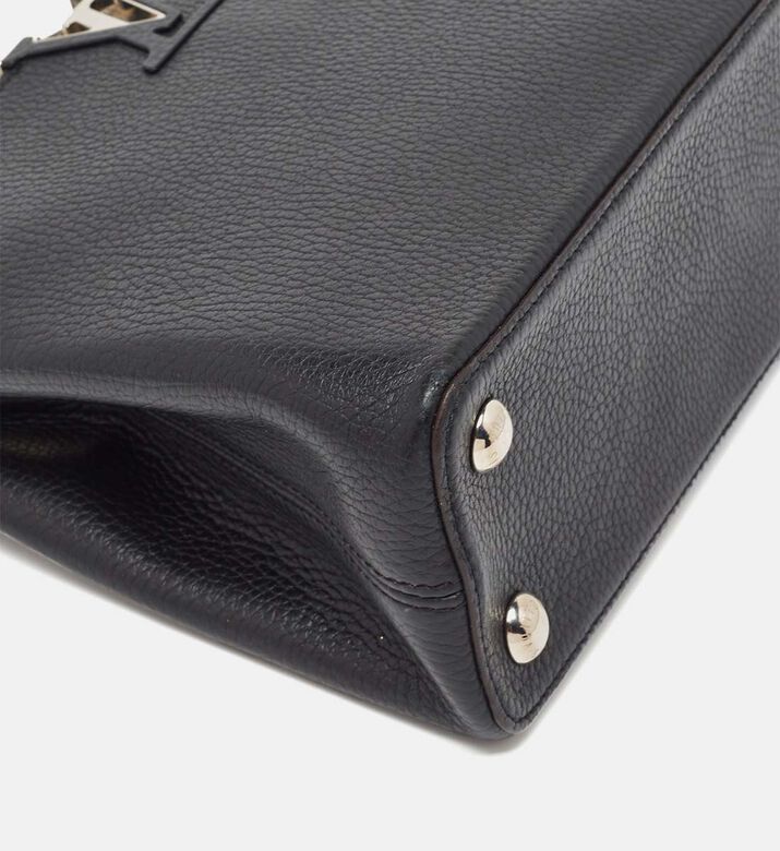 Louis Vuitton Taurillon Leather Python Capucines Bag Preowned