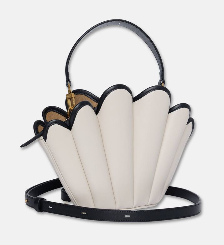 Mlouye Fan-like Shape Crossbody Bag, Off-white, Packshot View