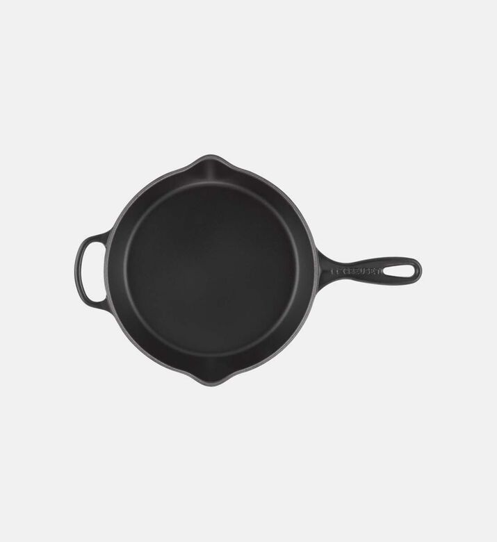 Le Creuset Deep Cast Iron Skillet, Black, 26-cm, Packshot View