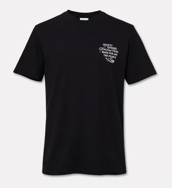 Les Deux Short-sleeve Regular-fit T-shirt, Black, L, Packshot View