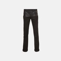 Gucci Cotton Leather Trim Pants Preowned
