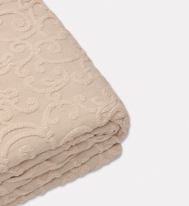 Philipp Plein Rectangular Shape Bed Cover, Beige, 270x260-cm, Packshot View