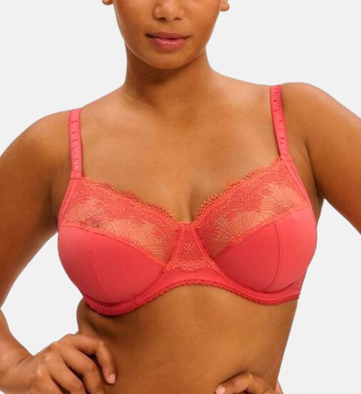 Full Cup Embroidered Support Bra