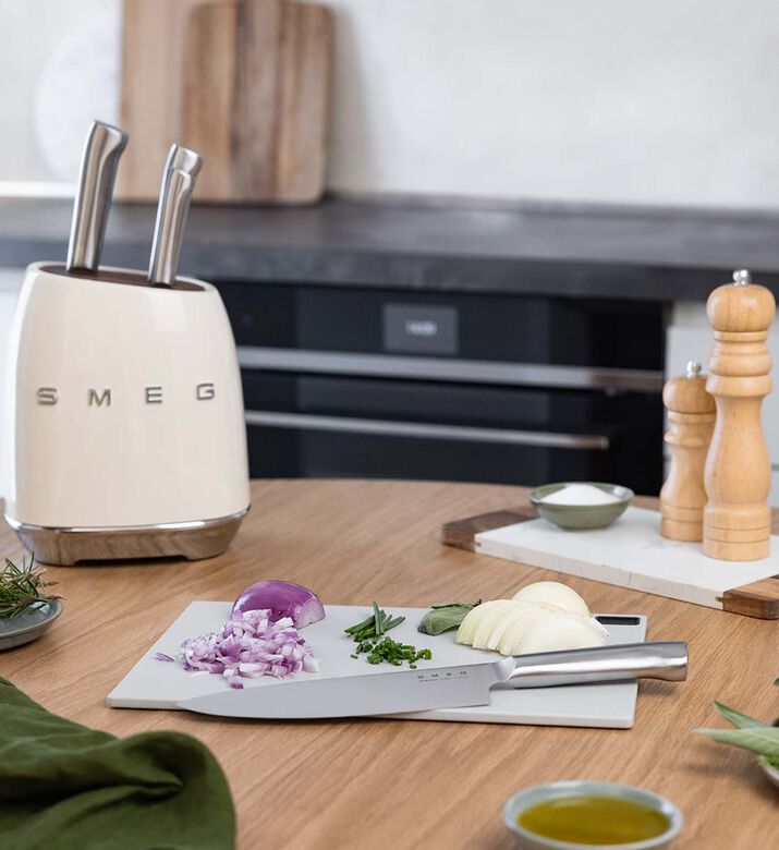 6-piece Stainless Steel Knife Block Set