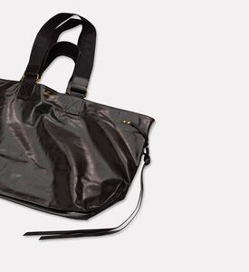 Isabel Marant Wardy Soft Leather Large Tote Bag, Black, Packshot View