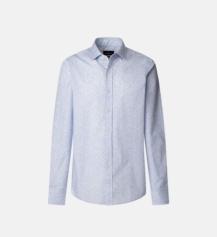 Mini Leaf Print Cotton Shirt