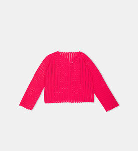 Junior Girl Crochet Cardigan