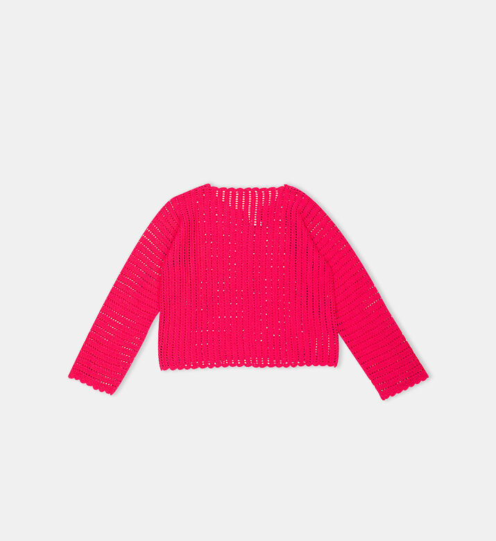 Junior Girl Crochet Cardigan