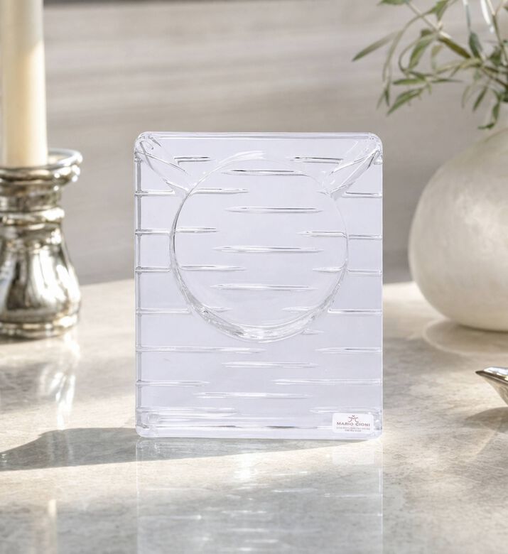Mario Cionni Moves Crystal Square Ashtray, Model View