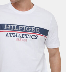 تيشيرت قطن بطبعة أحرف العلامة