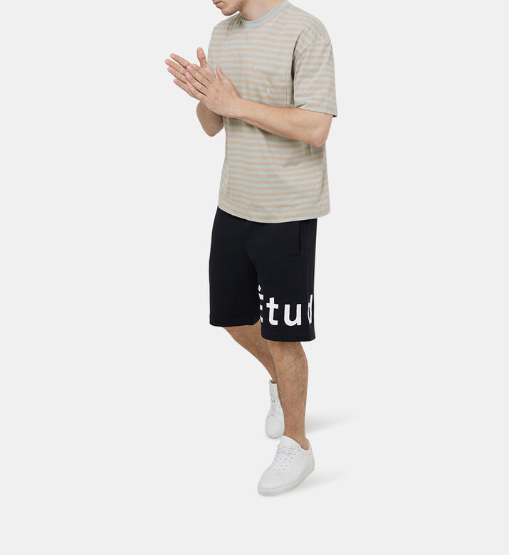 Traffic Accent Striped T-shirt