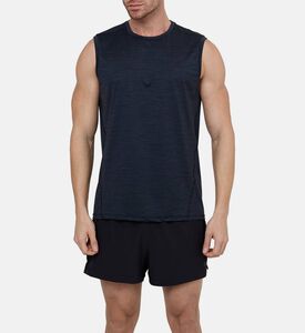 تيشيرت بدون أكمام مريح بقماش ممزوج