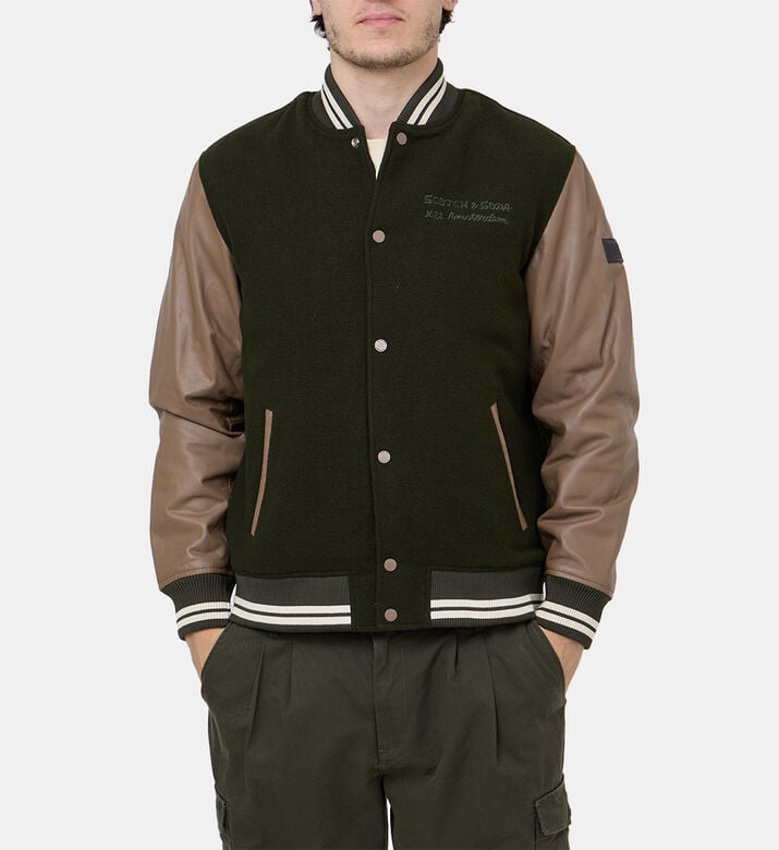 جاكيت فارسيتي بمزيج صوف جاكيت فارسيتي بمزيج صوف