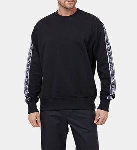 Logo Tape Cotton Sweatshirt Logo Tape Cotton Sweatshirt