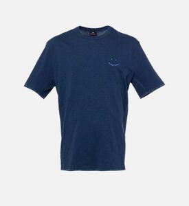 تيشيرت وجه مبتسم مخيط