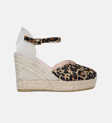 Tiger Closed Toe Wedge Sandals