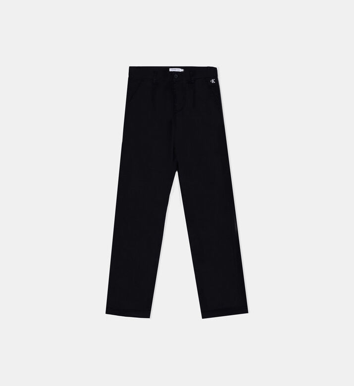 Cotton Straight-leg Trousers