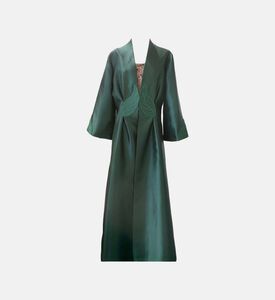 Alia Leaf-applique Kaftan