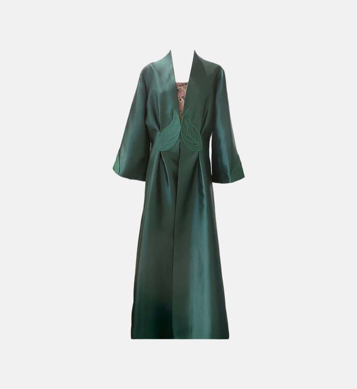 Alia Leaf-applique Kaftan