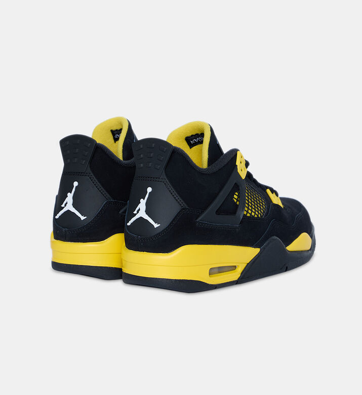 Air Jordan 4 Retro Thunder Leather Sneakers