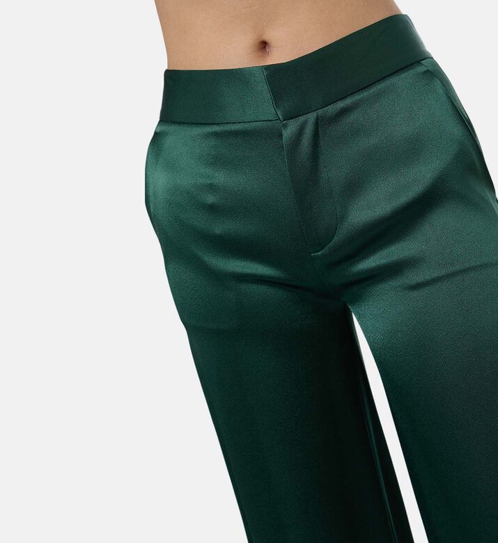 Alice and Olivia Button Closure Wide-leg Pants, Model View