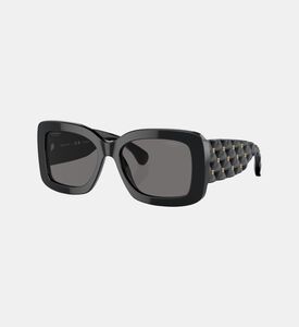 Acetate Square Frame Sunglasses