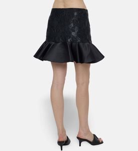 Ganni Skirt, Black, 40, Model View