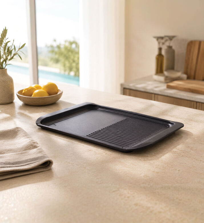Risoli Dual Grill Rectangular Grill Pan, Packshot View