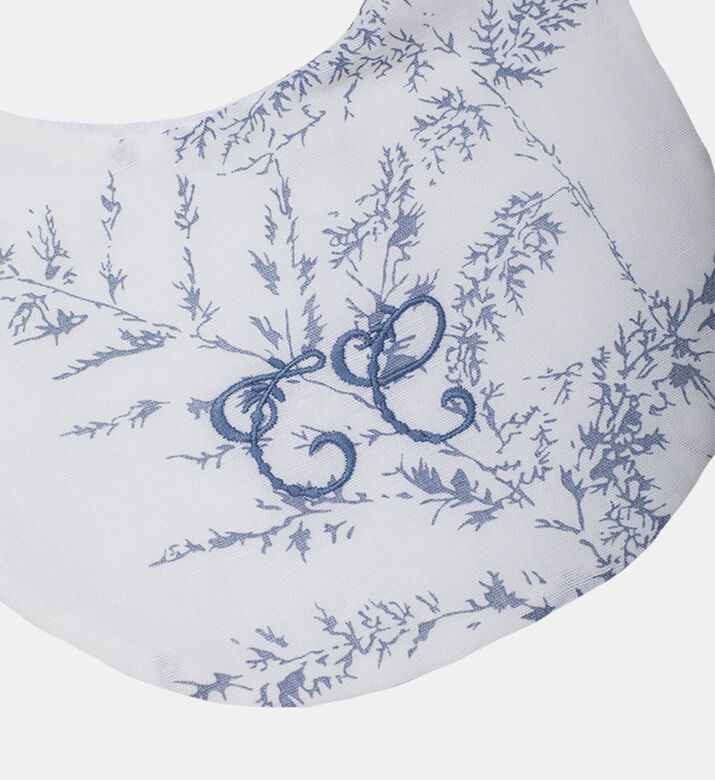 Baby Boy Feuillage Cornflower Bib