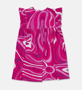 Emilio Pucci Swirl-print Ruffled Dress, Packshot View