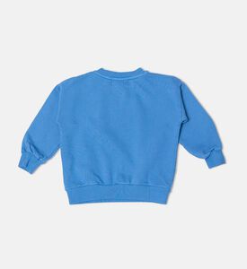 Bobo Choses Colorful Duck-print Shoulder Snaps Ribbed Sweatshirt, Packshot View