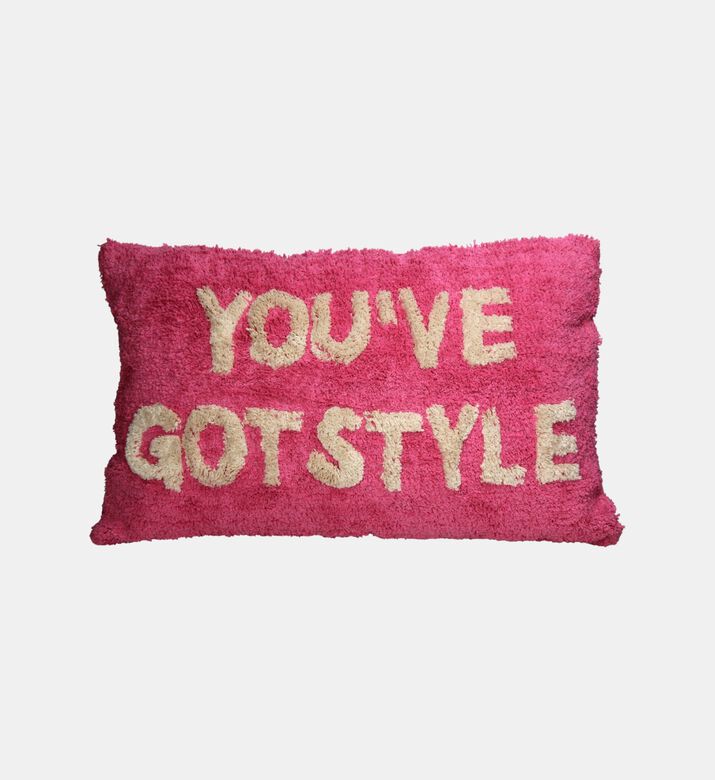 وسادة قطن مطبوع عليها عبارة يوف غوت ستايل وسادة قطن مطبوع عليها عبارة يوف غوت ستايل