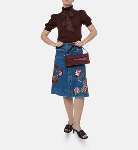 Alice and Olivia Bow-detail Short-sleeve Top, Model View