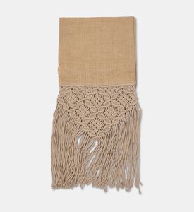 Home Deco and More Ford Natural Jute Table Runner, Beige, Packshot View