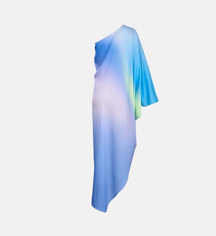 One-shoulder Ombré Kaftan One-shoulder Ombré Kaftan