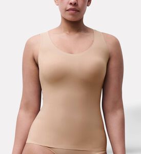 Chantelle Seamless Shaping Camisole, Nude, Xs, Model View
