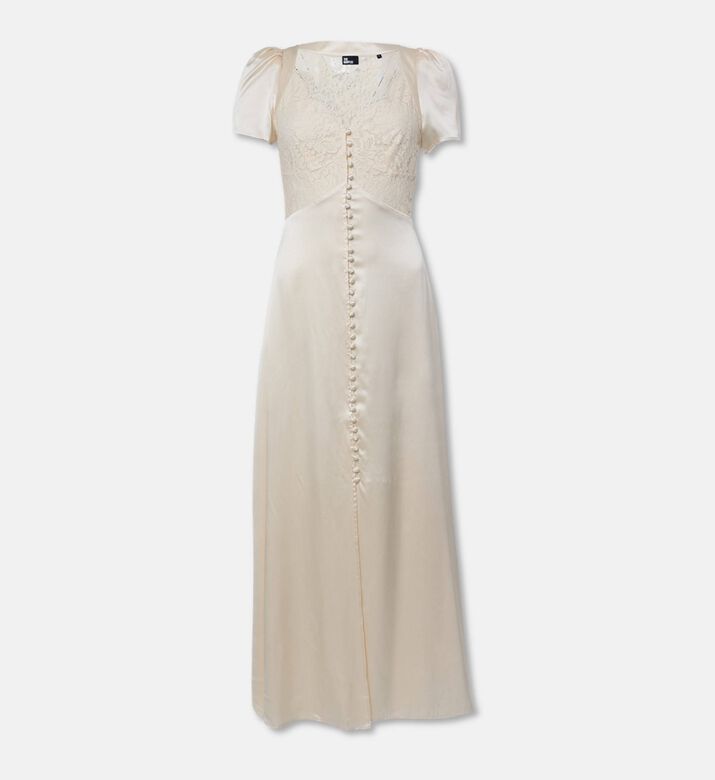 The Kooples Floral-embroidery Short-sleeve Dress, Packshot View