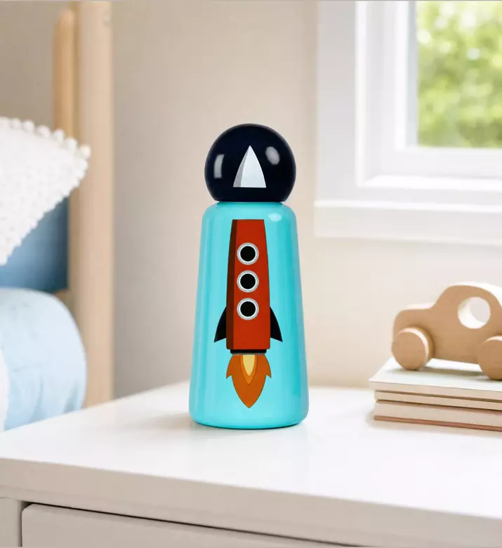 Lund London Skittle Rocket Water Bottle, Model View