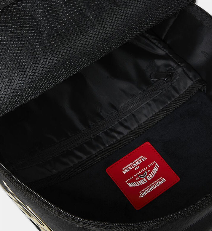 Sprayground Gold Drips Shark Mouth Backpack, Packshot View