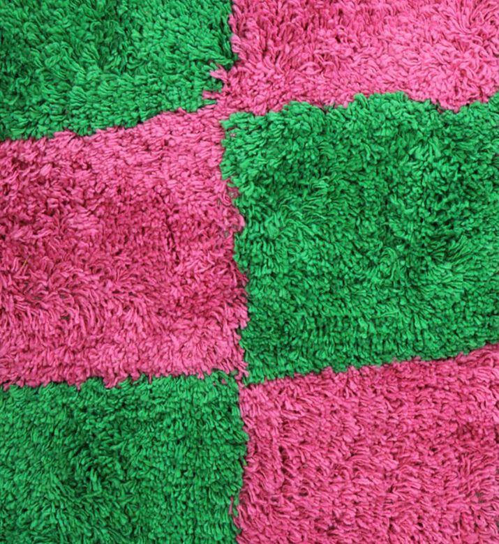 Kersten Checkered Square-shape Cotton Cushion, Packshot View Kersten Checkered Square-shape Cotton Cushion, Packshot View