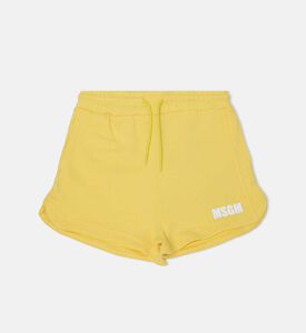 Logo Cotton Felpa Shorts