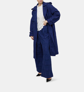 بنطال بينابل قطن بتطريز مفرغ