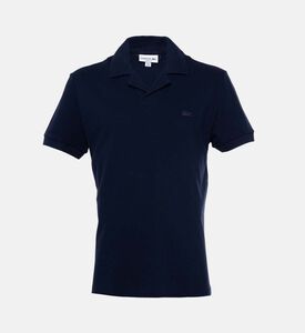 Classic-fit Open Neck Paris Polo Shirt
