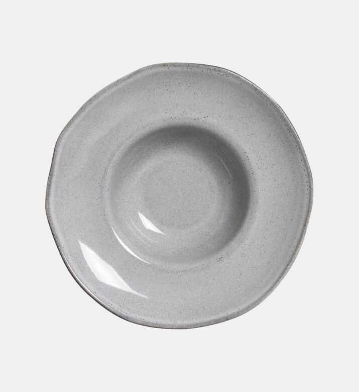 Organic Stoneware Deep Rim Plate